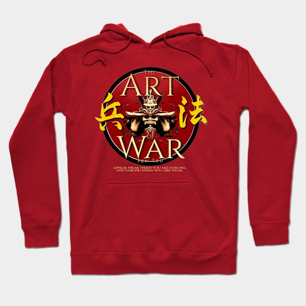 The Art Of War, Sun Tzu Hoodie by SAN ART STUDIO 